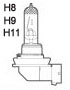 Купить галогенные лампы с цоколем h11 в Москве
